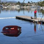 During proud owner’s photo shoot, classic car rolls down ramp into California lake