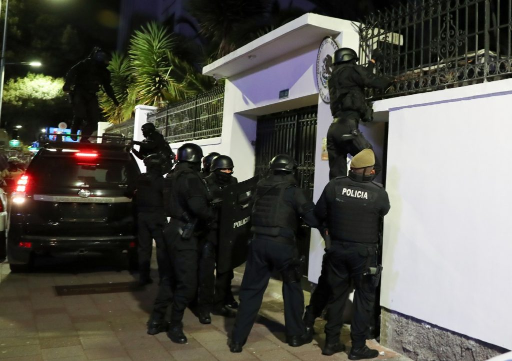 ‘Outrage against international law’: Mexico breaks diplomatic ties with Ecuador over embassy raid