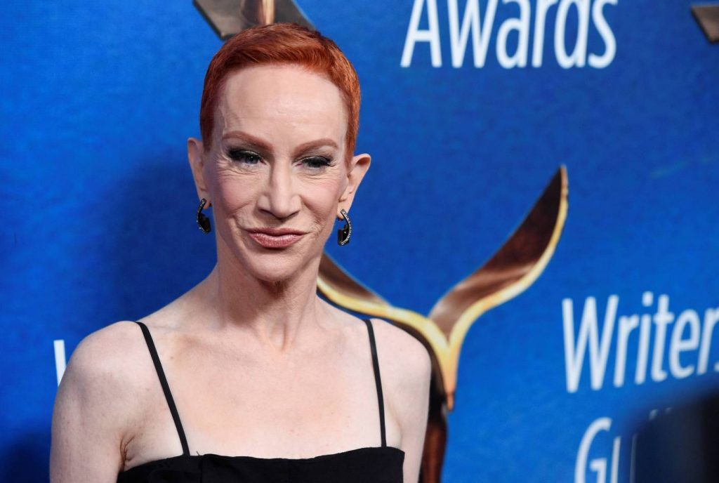 Comedian Kathy Griffin is back from the blacklist, still cracking wise