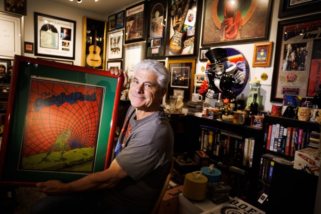 Bay Area fan accumulates epic collection of rock music memorabilia