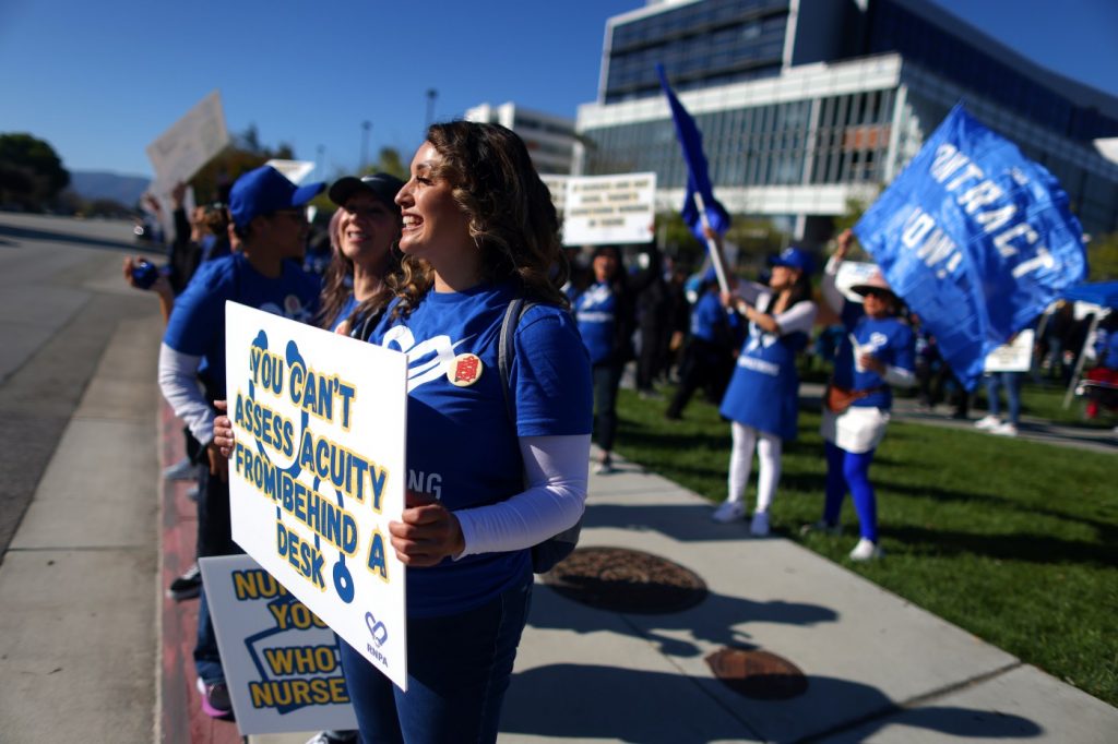 Santa Clara Valley Healthcare nurses strike as county shells out more than $20 million on contract nurses