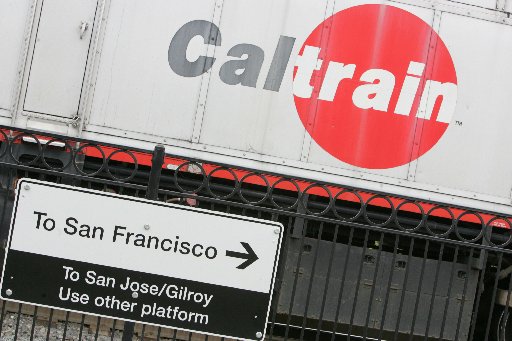 Caltrain hits unoccupied motorcycle in San Francisco