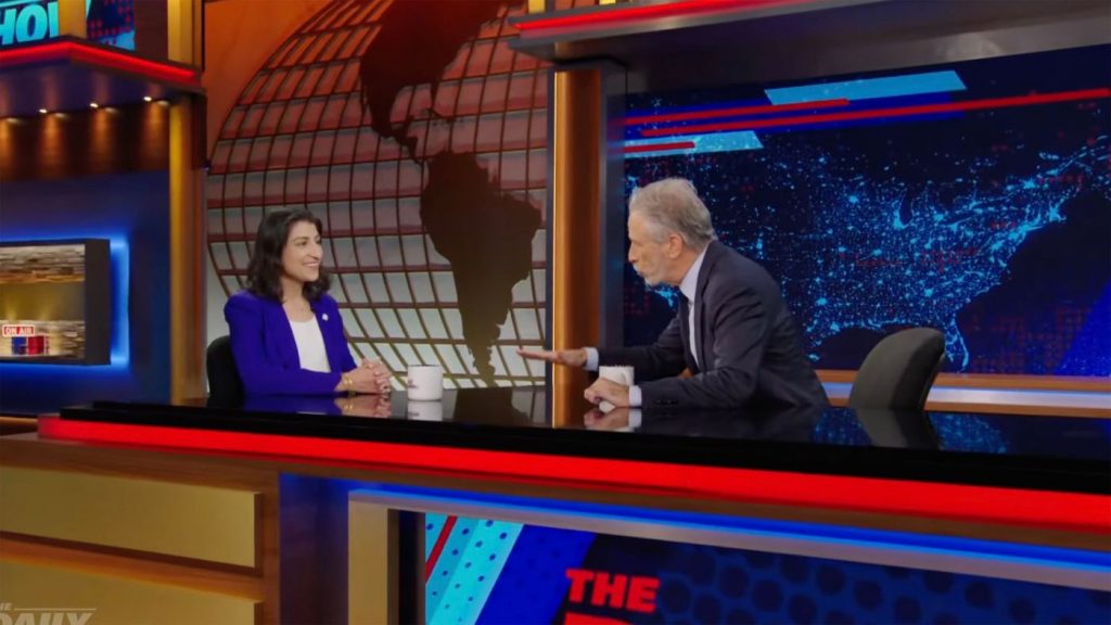 Jon Stewart rips into Apple, his old boss, on The Daily Show