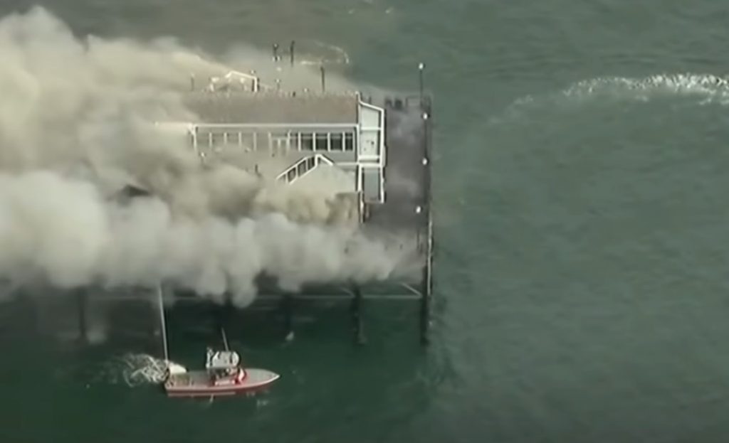 Firefighters contain destructive fire on historic California pier