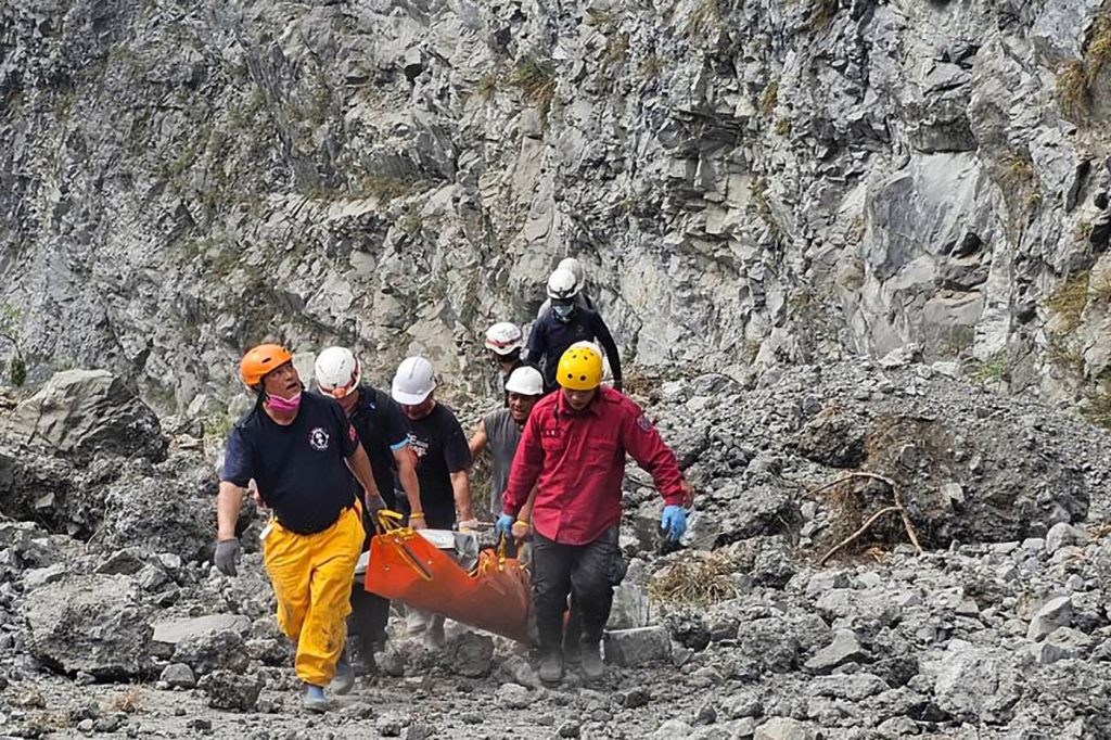 Rescuers search for missing or stranded after massive Taiwan quake