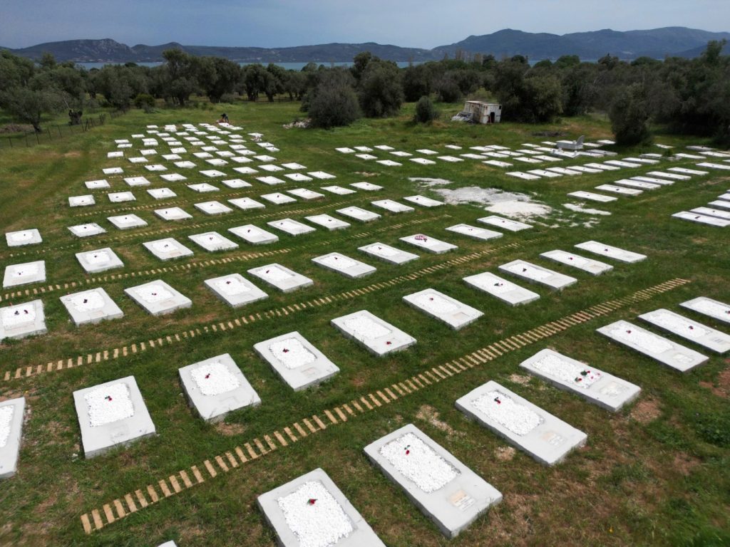 Neglected migrant burial ground on Greek island gets overhaul