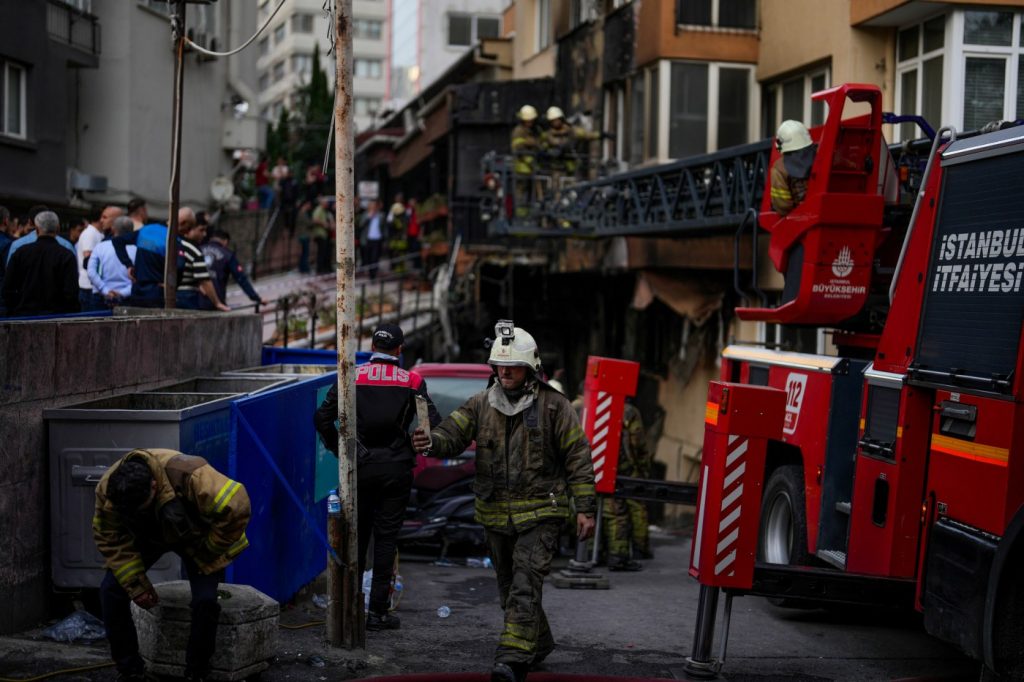 Fire at club under renovation in Istanbul kills at least 29