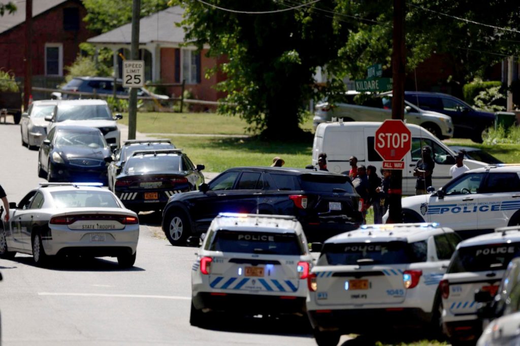 3 officers killed, 5 wounded in shootout in North Carolina