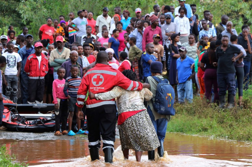 At least 32 dead as flash floods wash over half of Kenya