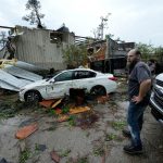 Storms batter the South, leaving one dead in Mississippi