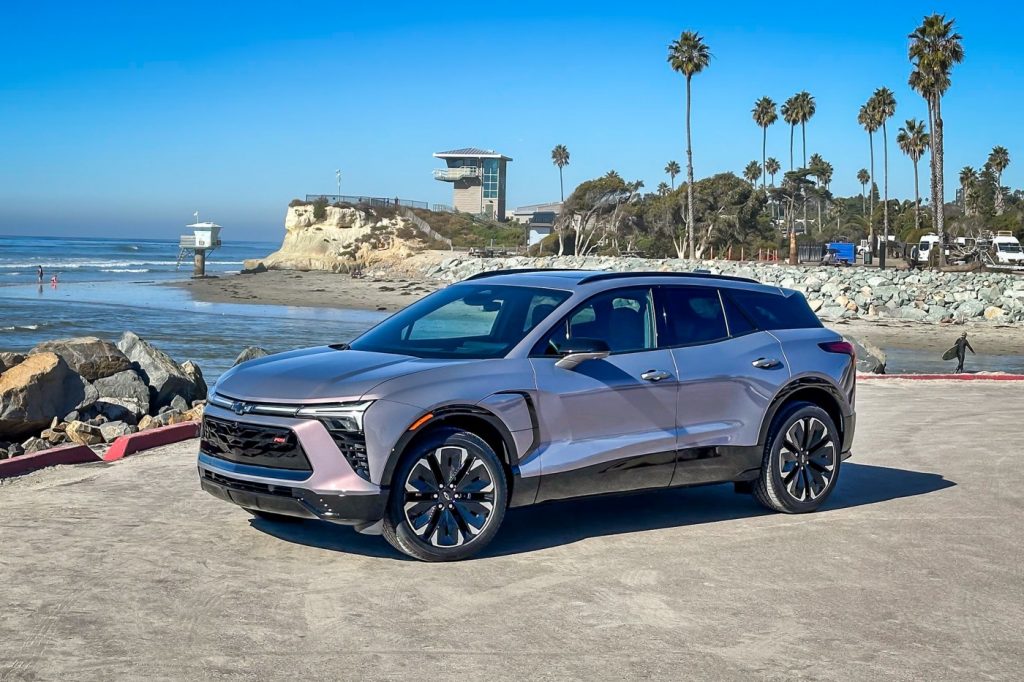 The 2024 Chevrolet Blazer EV RS AWD all electric SUV