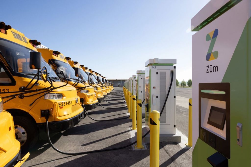 The first electric school bus fleet in the US will also power Oakland homes