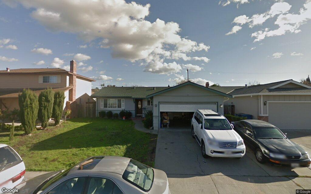 Sale closed in Milpitas: $1.6 million for a three-bedroom home