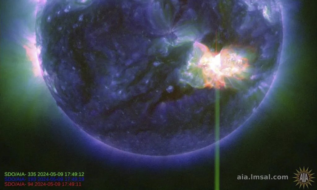 Huge solar storm: Northern lights possible in California, sunspot visible with glasses