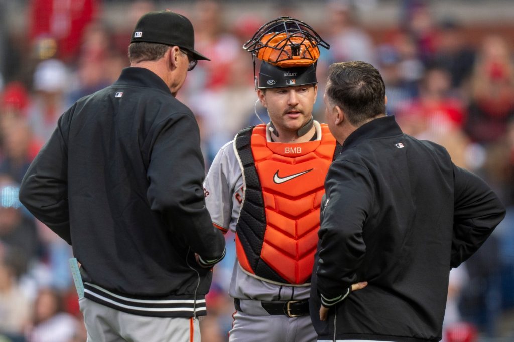 SF Giants lose Patrick Bailey to second concussion in young career