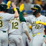 Andujar’s blast helps Oakland A’s open East Coast trip on high note