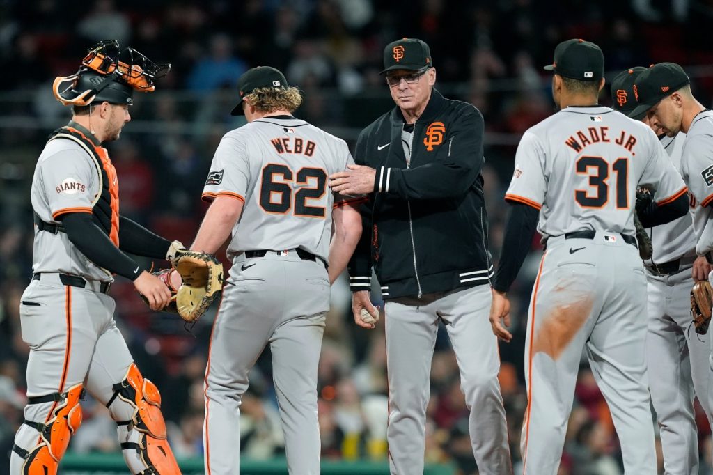 SF Giants blanked in Boston as Red Sox chase Logan Webb in fourth