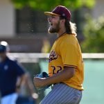 Oakland A’s ace Paul Blackburn had his high school jersey retired. Then the rival’s pitcher stole the show.