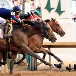 Kentucky Derby: Upset winner in thrilling three-horse photo finish