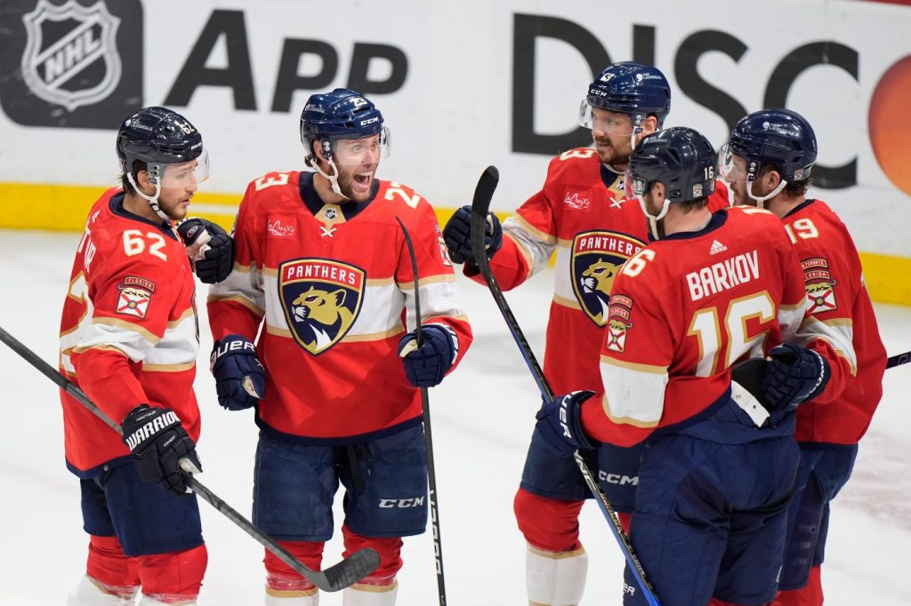 Overtime heroics help Panthers even series with Rangers