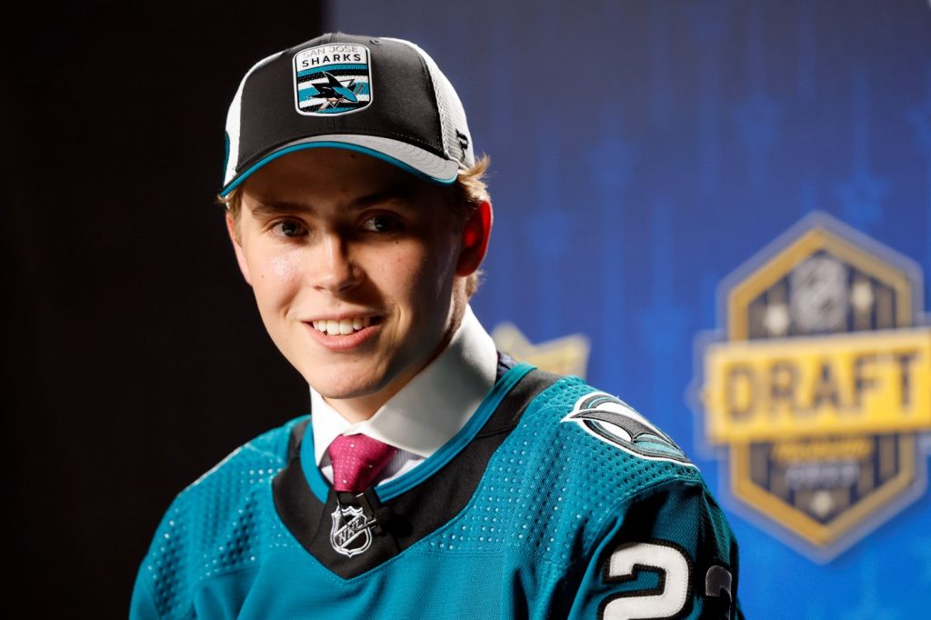 San Jose Sharks sign 2023 first round draft pick