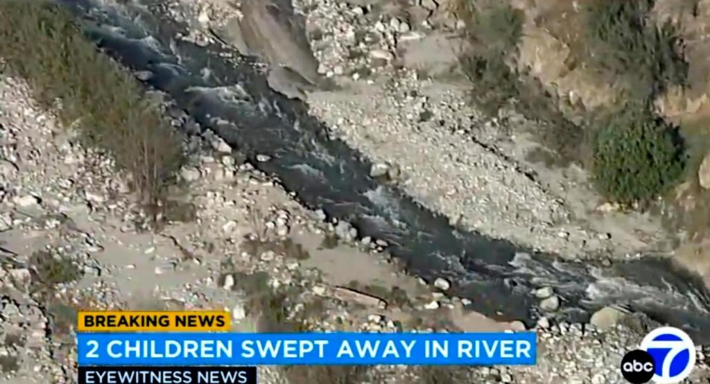 2 young siblings die after being swept away by fast-flowing California creek