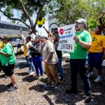 Train riders rally against closure of Amtrak in Antioch