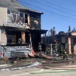 3-alarm Oakland fire nearly destroys one vacant residence, badly damages a second occupied home