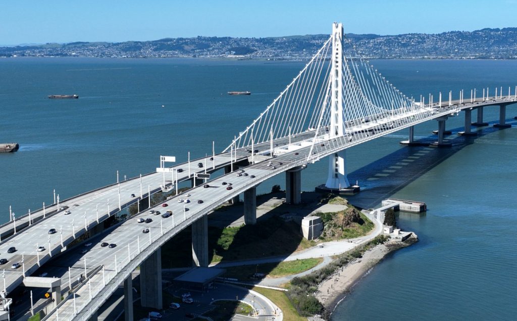 Truck fire on Bay Bridge slows traffic