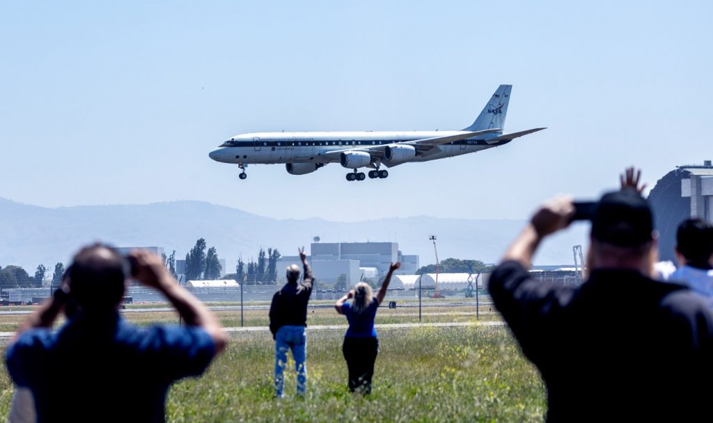 NASA researchers bid farewell to ‘flying laboratory’ at Ames Research Center