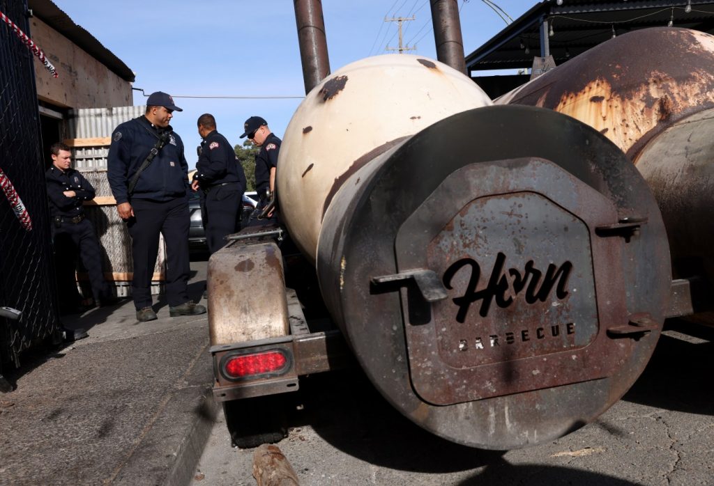 Officials: Fire that destroyed Horn Barbecue was likely arson