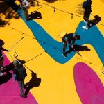 Colorful street mural takes shape in downtown San Jose