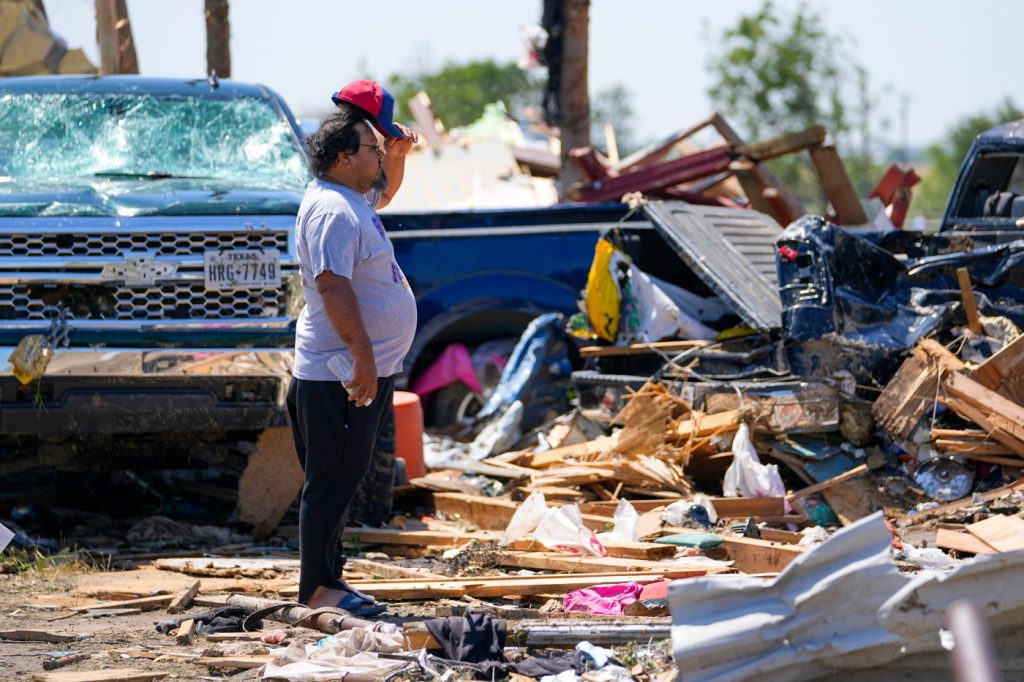 Photos: At least 15 dead as tornadoes rip through Texas, Arkansas and Oklahoma