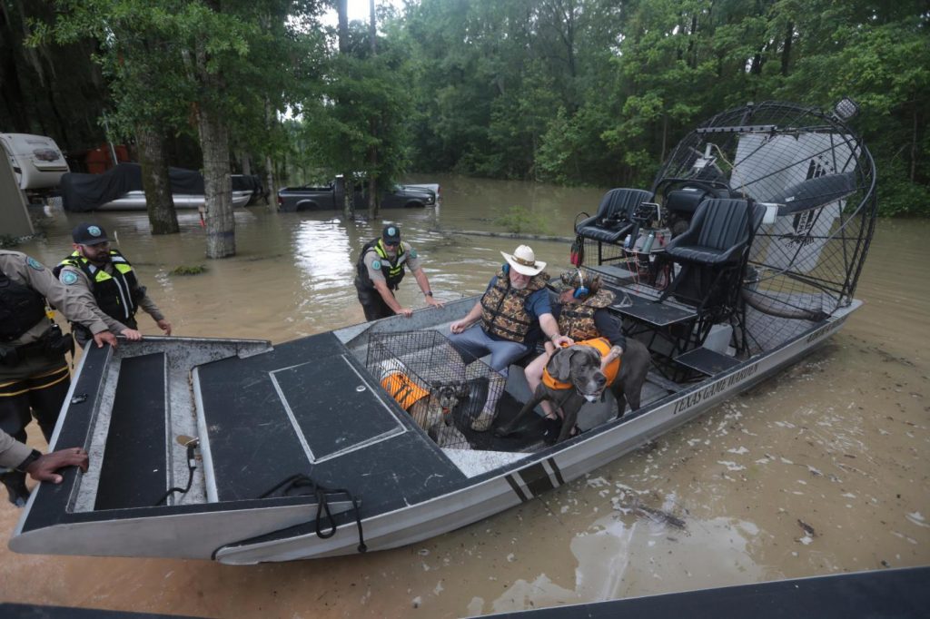 As storms moves across Texas, a child dies after being swept away in floodwaters