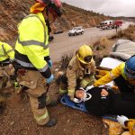 A lonely desert fire station, the only lifeline for millions of Vegas travelers