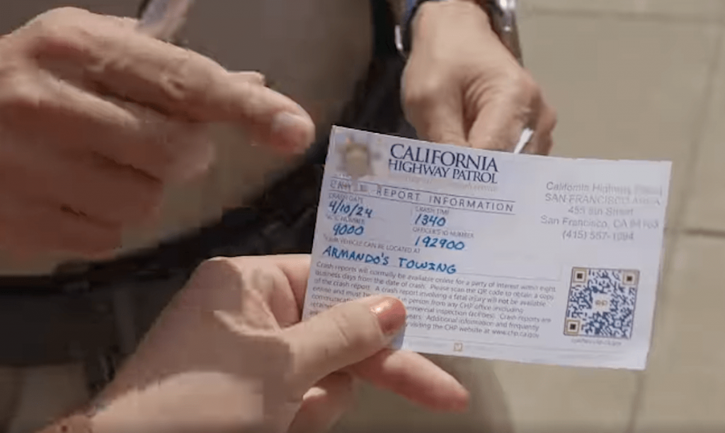 How to get a free crash report from the California Highway Patrol