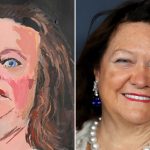 Australia’s richest person objects to her portrait in museum. Here’s what it looks like.