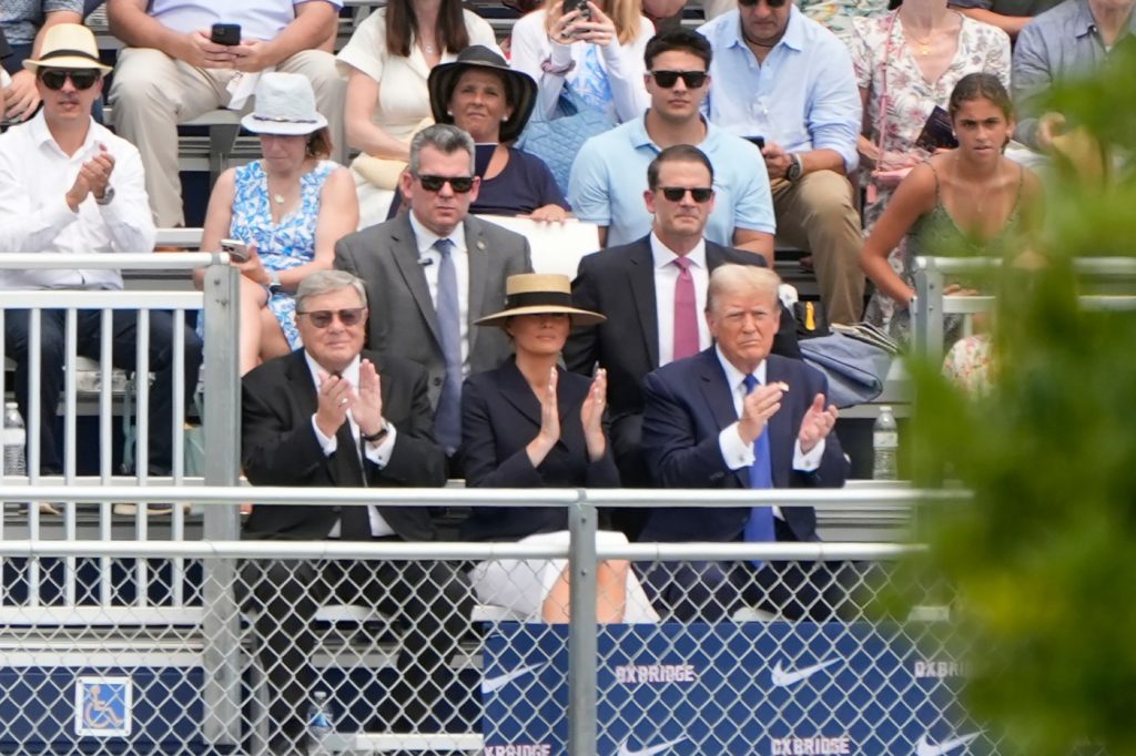 Donald Trump attends son Barron’s high school graduation