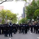 Large numbers of NYPD begin entering Columbia University campus