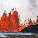 Iceland volcano erupts again, shooting lava into the sky