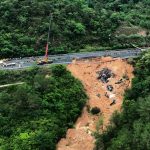 Highway collapse in southern China leaves at least 24 dead