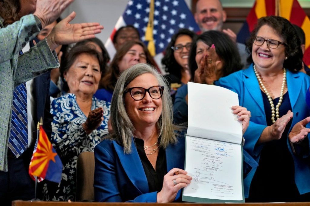 Arizona governor signs bill repealing Civil War-era abortion ban