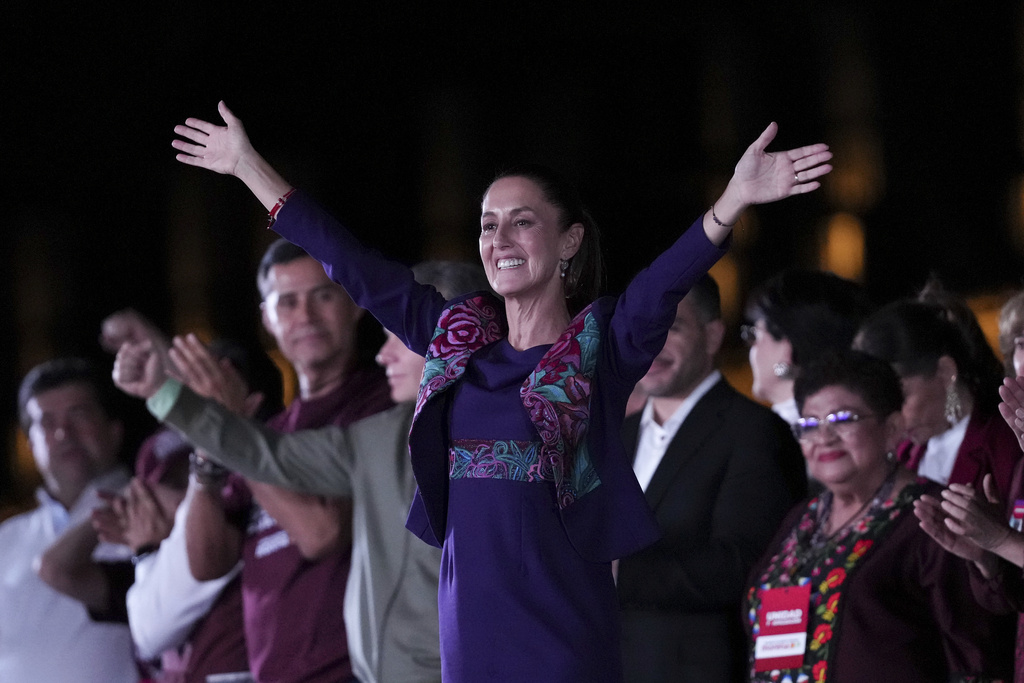 Claudia Sheinbaum becomes first female president of Mexico