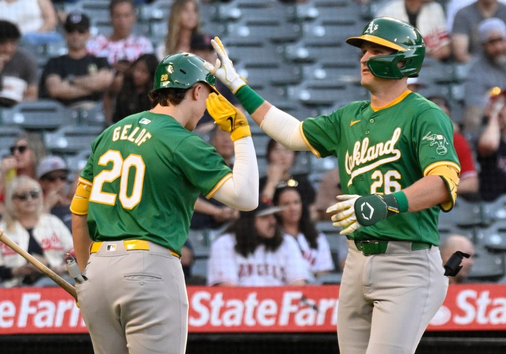 Athletics allow another pitcher to get well in road loss to Angels