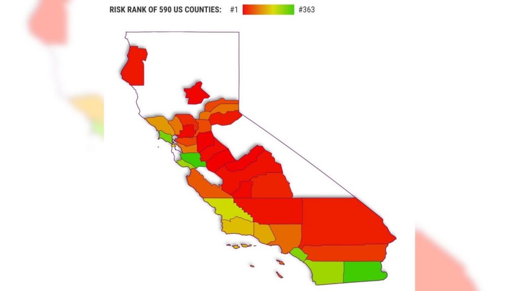 California has 6 of 10 ‘most vulnerable’ housing markets in US