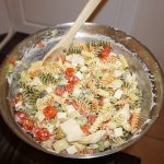 Grandma’s pasta salad recipe is a summer backyard bbq tradition