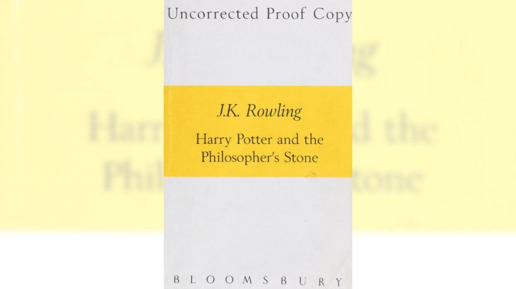 Incredibly rare proof of first Harry Potter novel, lost for years, goes on sale in Dallas