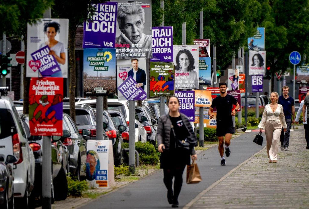 Far-right gains in EU election deal stunning defeats to France’s Macron and Germany’s Scholz