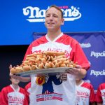 Joey Chestnut barred from famous July 4 hot dog eating contest over vegan sponsorship