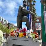 At Willie Mays Plaza, SF Giants and baseball fans celebrate life of a legend